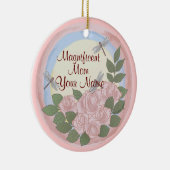 Dragonfly Rozen Moeder Keramisch Ornament (Rechts)