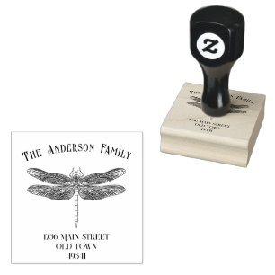 Dragonfly Rubber Stamp Rubberstempel