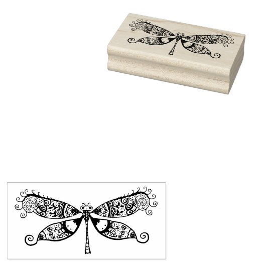 DRAGONFLY RUBBER STAMPS RUBBERSTEMPEL (Gestempeld)