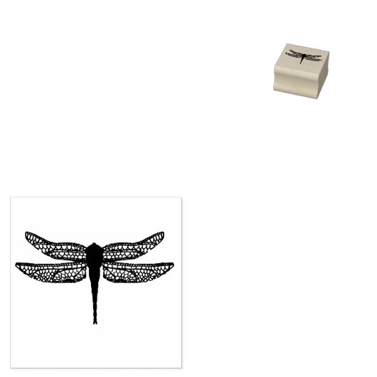 Dragonfly Rubberstempel (Gestempeld)