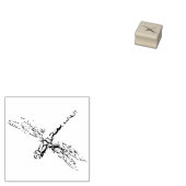 Dragonfly Rubberstempel (Gestempeld)