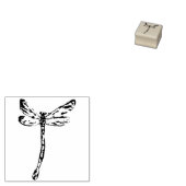 Dragonfly Rubberstempel (Gestempeld)