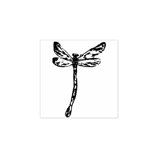 Dragonfly Rubberstempel (Afrduk)