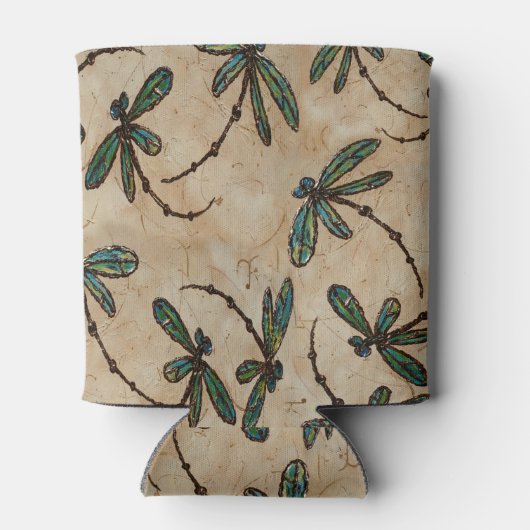 Dragonfly Rustic Cream Blikjeskoeler (Achterkant)