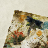 Dragonfly Rustic Splash Beach Towel Strandlaken (In situ)
