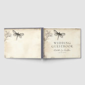  Dragonfly Schets  Tijdschrift Bruiloft Gastenboek (Volledig)