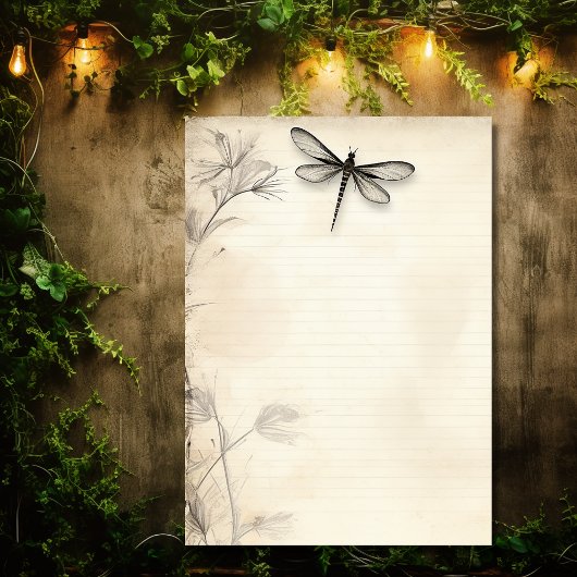Dragonfly Schets  Tijdschrift Bruiloft Save The Date