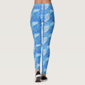 Dragonfly schilderen leggings (Achterkant)