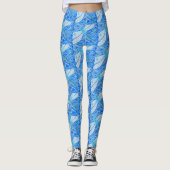 Dragonfly schilderen leggings (Voorkant)