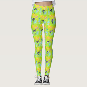Dragonfly schilderen leggings