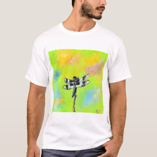 Dragonfly schilderen t-shirt
