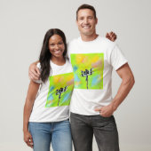 Dragonfly schilderen t-shirt (Unisex)
