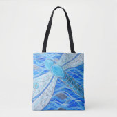 Dragonfly schilderen tote bag (Voorkant)