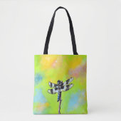 Dragonfly schilderen tote bag (Voorkant)