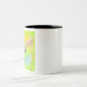 Dragonfly schilderen tweekleurige koffiemok (Center)