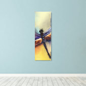 Dragonfly schilderij canvas afdruk (Insitu (Houten vloer))