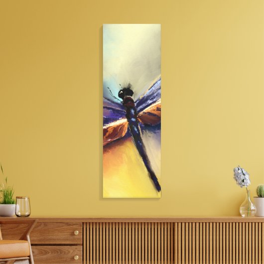 Dragonfly schilderij canvas afdruk (Insitu (Woonkamer))