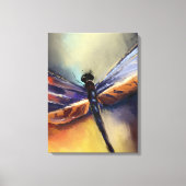 Dragonfly schilderij canvas afdruk (Voorkant)