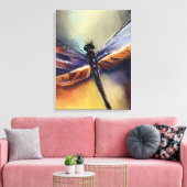 Dragonfly schilderij canvas afdruk (Insitu (Woonkamer))