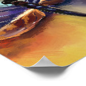 Dragonfly schilderij poster (Hoek)