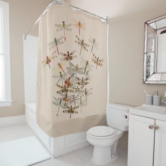 Dragonfly Shower Curtain Douchegordijn (In situ)