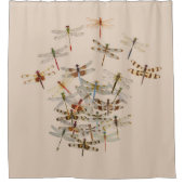 Dragonfly Shower Curtain Douchegordijn (Voorkant)