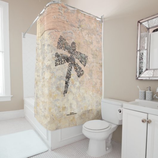 Dragonfly Shower Curtain Douchegordijn (In situ)