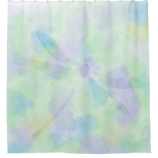 Dragonfly Shower Curtain Douchegordijn (Voorkant)