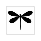 Dragonfly Silhouette Art Rubber Stamp Rubberstempel (Afrduk)