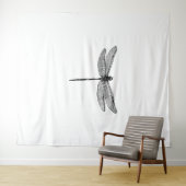 Dragonfly Sketch Wandkleed (In Situ (horizontaal))