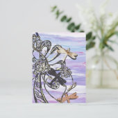 Dragonfly Sky Briefkaart (Staand voorkant)