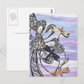 Dragonfly Sky Briefkaart (Voorkant / Achterkant)