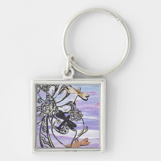 Dragonfly Sky Sleutelhanger (Voorkant)