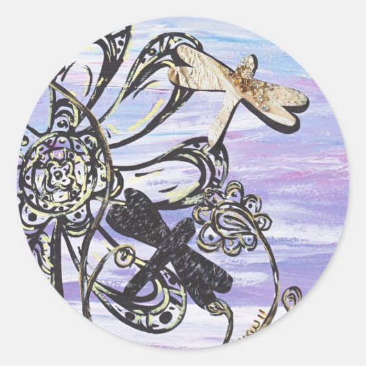 Dragonfly Sky stickers (Voorkant)
