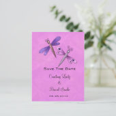 Dragonfly Sla de datum op Aankondigingskaart (Staand voorkant)
