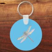 DRAGONFLY sleutelhanger (blauw) (Achterkant)