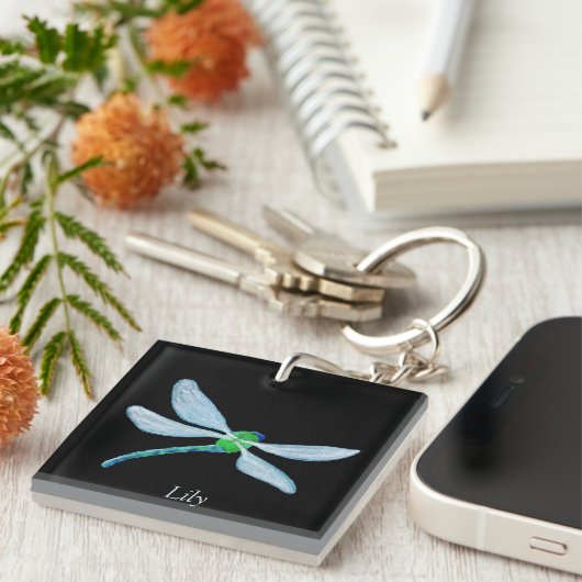 Dragonfly-Sleutelhanger Sleutelhanger (Voorkant Rechts)