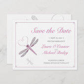 Dragonfly sparen de Kaarten van de Datum (Voorkant / Achterkant)