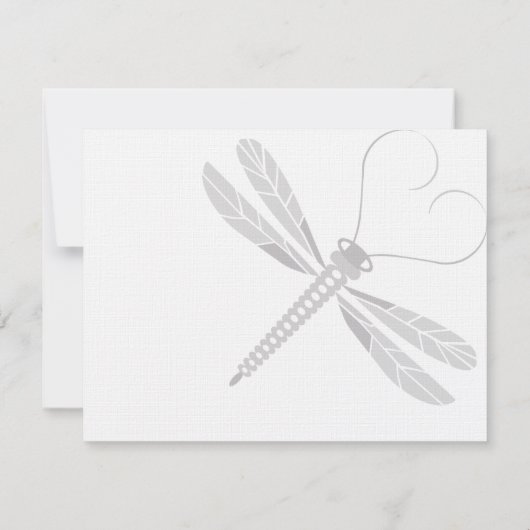 Dragonfly sparen de Kaarten van de Datum (Achterkant)