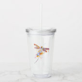 Dragonfly-spier Acryl Drinkbeker (Voorkant)