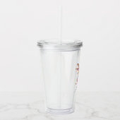 Dragonfly-spier Acryl Drinkbeker (Rechts)