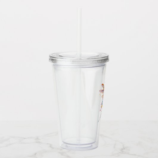 Dragonfly-spier Acryl Drinkbeker (Rechts)