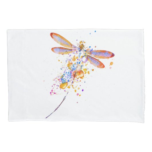 Dragonfly-spier Kussensloop (Voorkant)