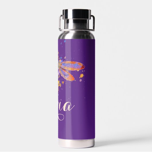 Dragonfly-spier Waterfles (Achterkant)