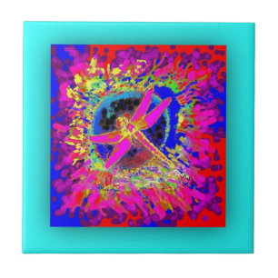 Dragonfly Splash door Sharles Tegeltje