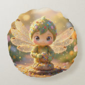 Dragonfly – Star Nectar of the Silent Night.5 Rond Kussen (Achterkant)