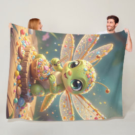 Dragonfly – Star Nectar of the Silent Night.6 Fleece Deken