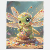 Dragonfly – Star Nectar of the Silent Night.6 Fleece Deken (Voorkant)