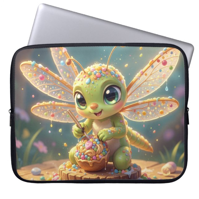 Dragonfly – Star Nectar of the Silent Night.6 Laptop Sleeve (Voorkant)