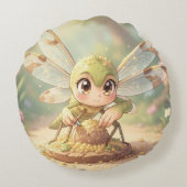 Dragonfly – Star Nectar of the Silent Night.9 Rond Kussen (Achterkant)